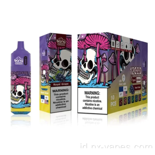 bang tornado 12000 puff vape sekali pakai